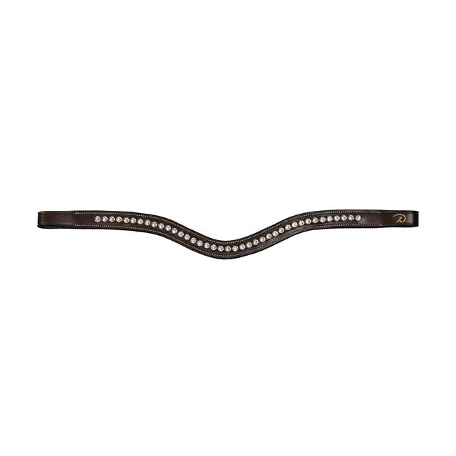 Frontal courbé Swarovski Blanc D Collect  Dy'on Marron